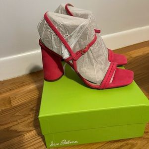 Sam Edelman - Strappy Pink Heels, Size 8.5
